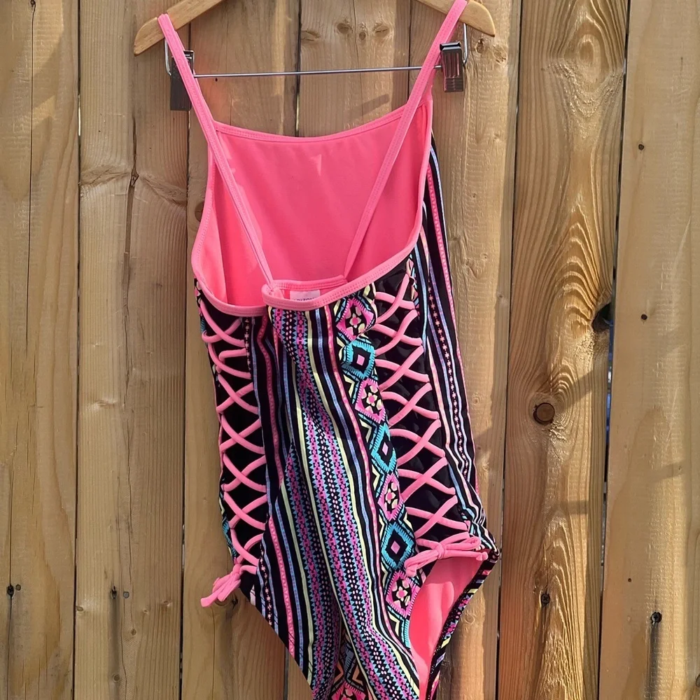 Arizona Jean Co Colorful One Piece Swimsuit For Girls